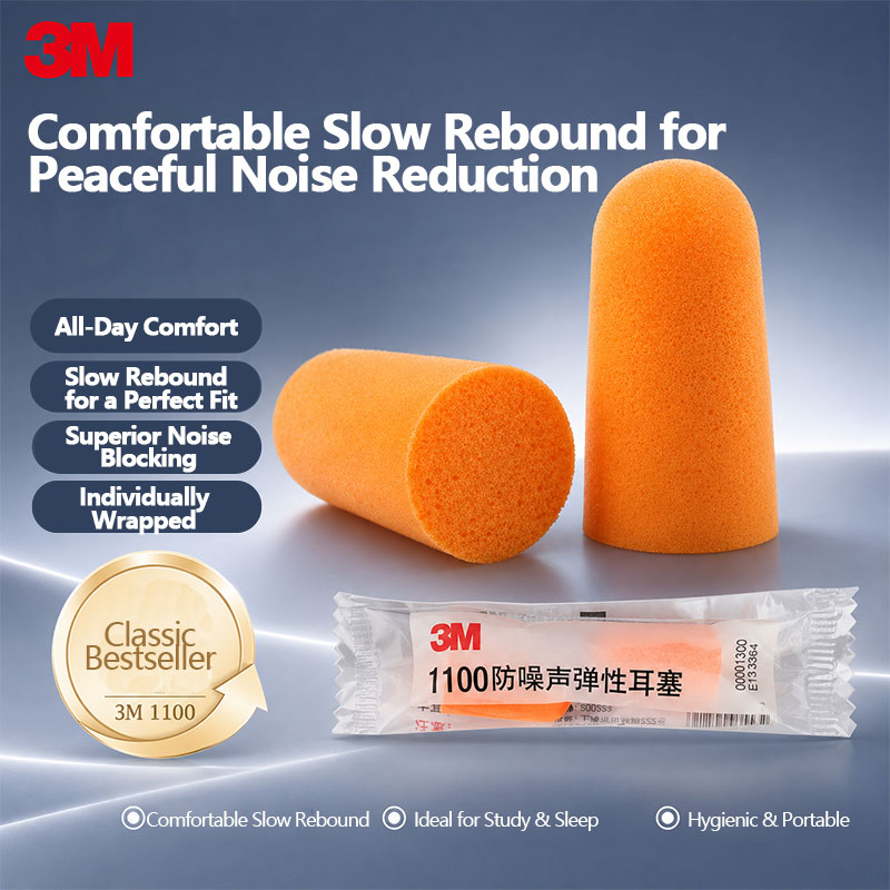 Sound Dampening Foam - 20pairs】3M Soft Foam Earplugs Industrial Grade