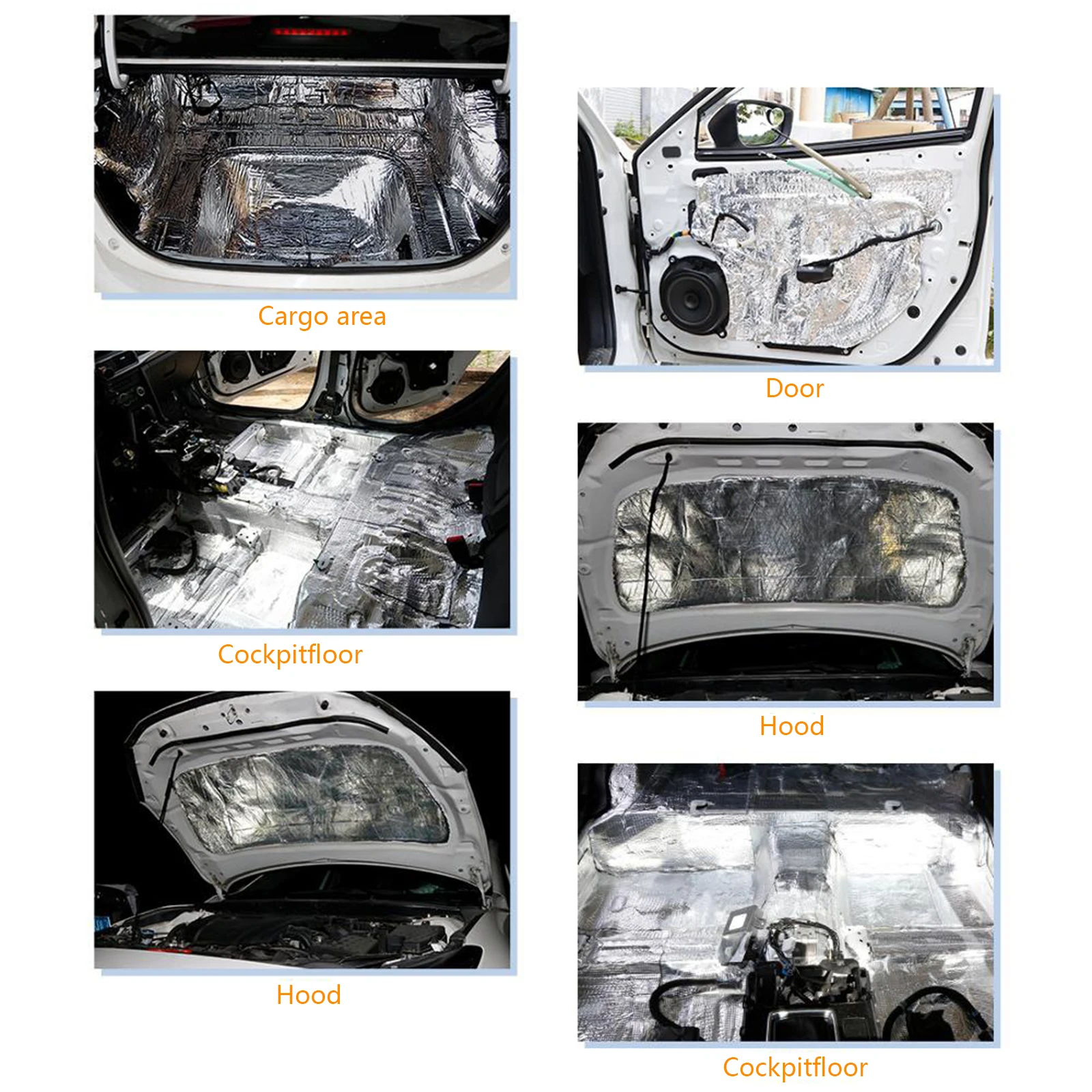 5/10mm Car Sound Mat Proofing  - Sound Dampening Foam 评论和价格