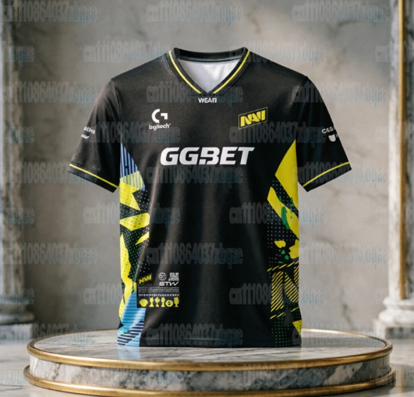 NAVI 2026 Pro Kit Jersey CS2 E - Esports Gaming T Shirt 评论和价格