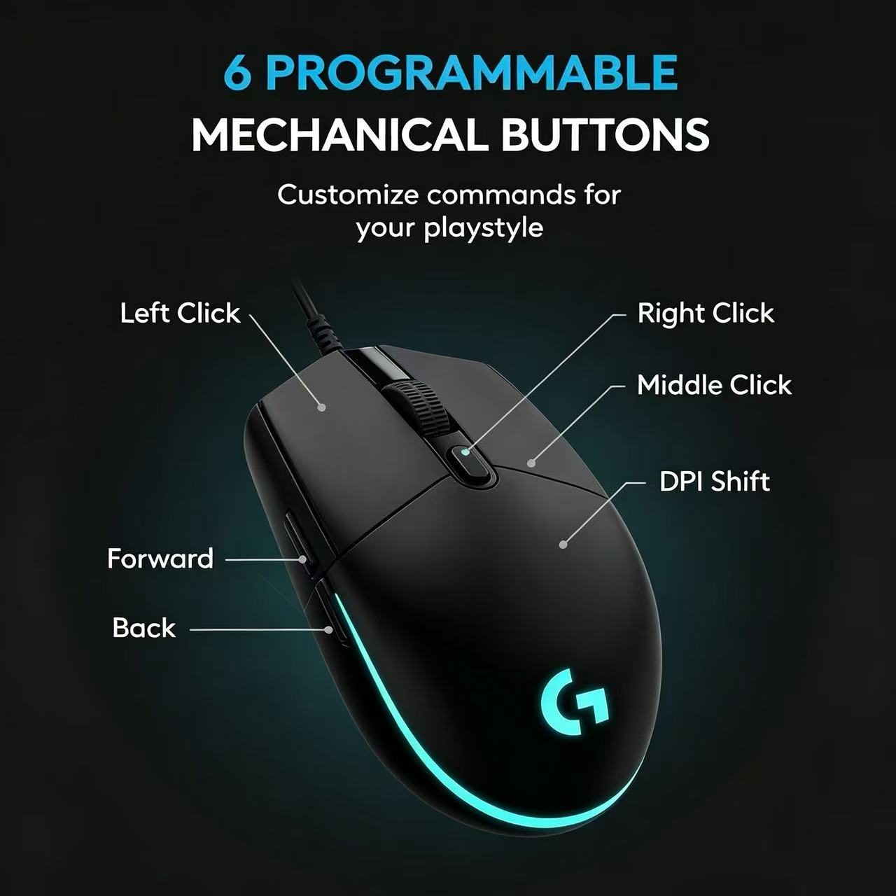 Logitech G304 High‑Speed Respo - Esports Online Gaming 评论和价格