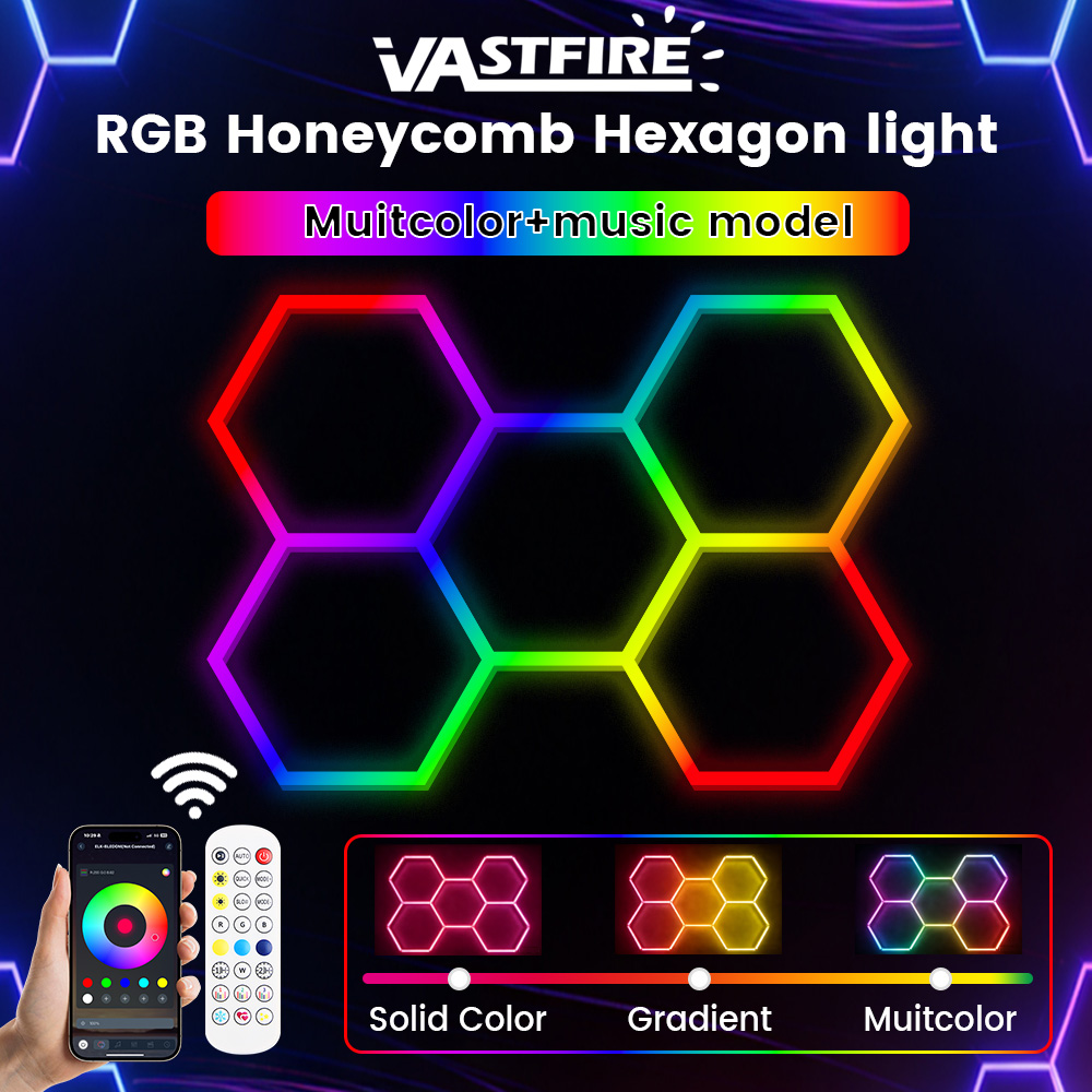 Smart RGB Honeycomb Hexagonal  - Esports Gaming Remote 评论和价格