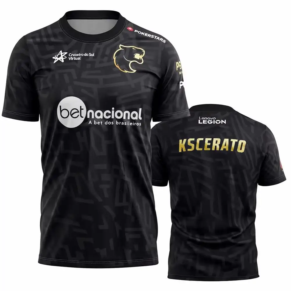 Men's FURIA ESports Team Jerse - Esports Gaming Sleeve 评论和价格
