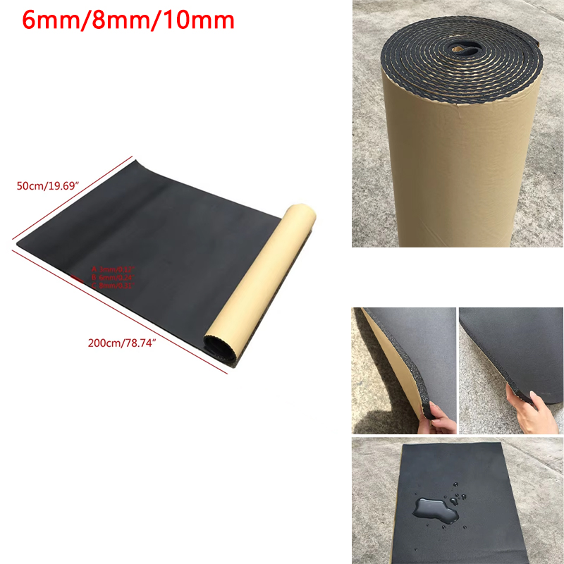1 Roll 200cmx50cm 6mm/8mm/10mm - Sound Dampening Foam 评论和价格