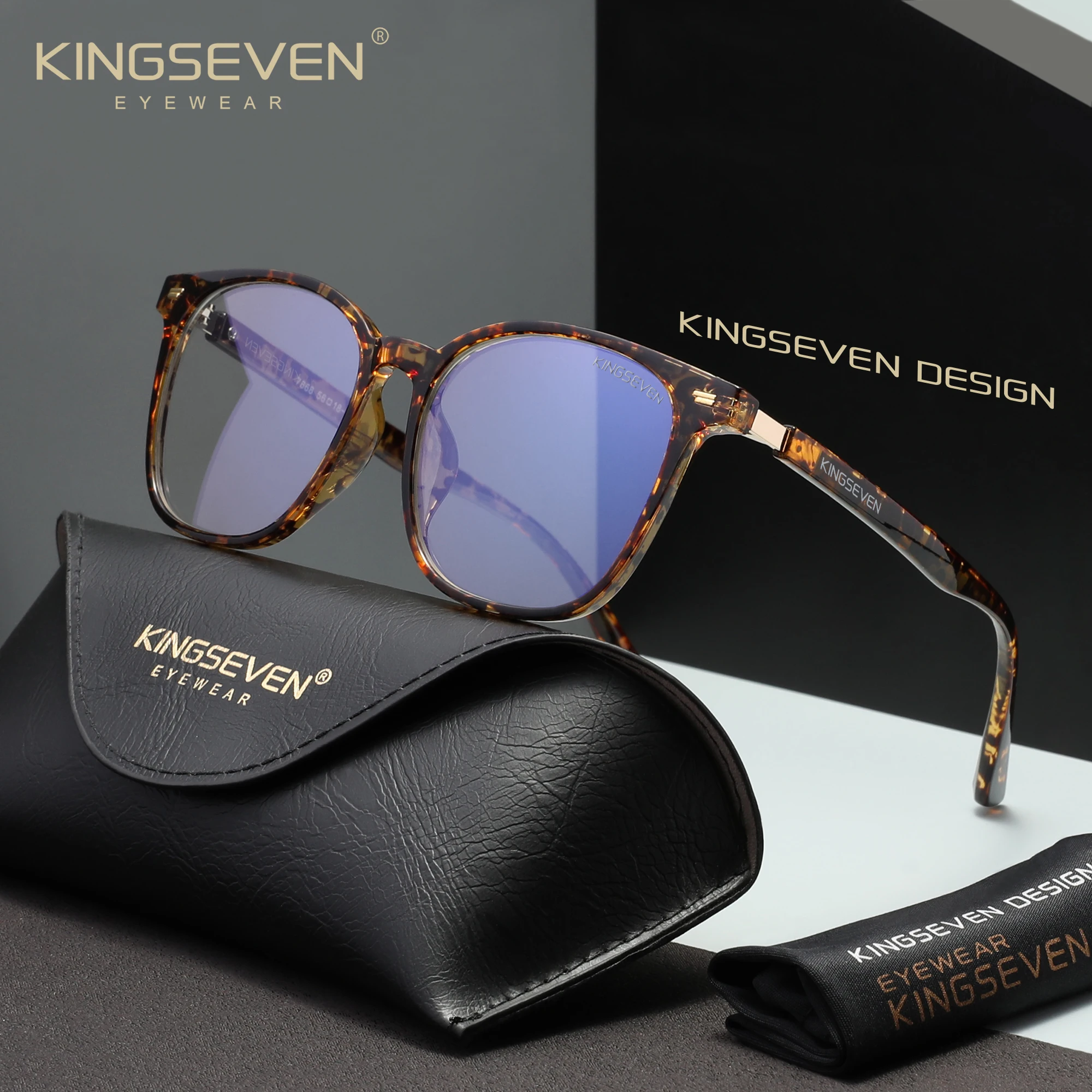 KINGSEVEN Retro Blue Blocking  - Gaming Glasses Blue 评论和价格