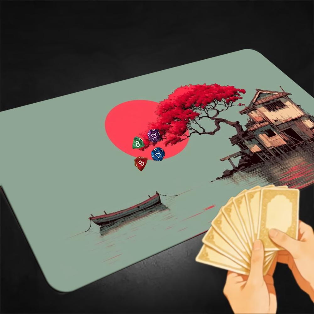 Ukiyo‑e Landscape TCG Playmat  - Esports Gaming House 评论和价格